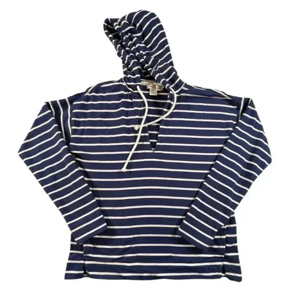 VINEYARD VINES WOMEN'S DREAMCLOTH STRIPE HOODIE - Picture 1 of 9